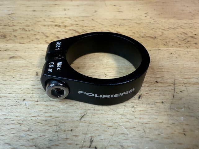 Fouriers Seatpost Binder - 38.1mm ID - Aluminum - m6 - for Clydesdale Bronco 32er MTB