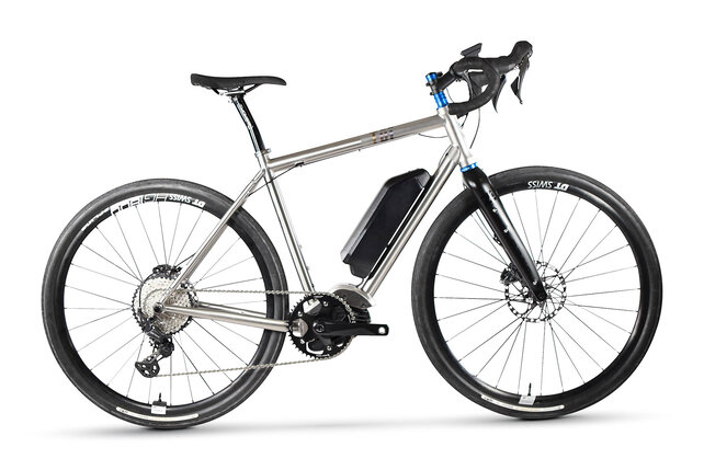 Tui R3e AXS Lightweight E-bike - Titanium road E-bike - Bosch Motor