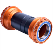 Wheels Mfg Bottom Bracket - T47 Outboard ABEC-3 BB for 30mm Cranks - ORANGE