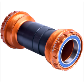 Wheels Mfg Bottom Bracket - T47 Outboard ABEC-3 BB for 30mm Cranks - ORANGE