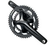 Full Speed Ahead Omega AGX Crankset - 170mm, 10/11-Speed, 30/46T, 120/90mm BCD, 386 EVO Spindle Interface, Black