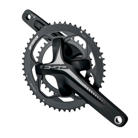 Full Speed Ahead Omega AGX Crankset - 170mm, 10/11-Speed, 30/46T, 120/90mm BCD, 386 EVO Spindle Interface, Black