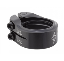 SEATPOST CLAMP OR8 CLAMPDOWN DBL 34.9/31.6 BK