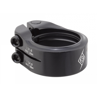 SEATPOST CLAMP ORGIN8 CLAMPDOWN DBL 34.9/31.6 BK