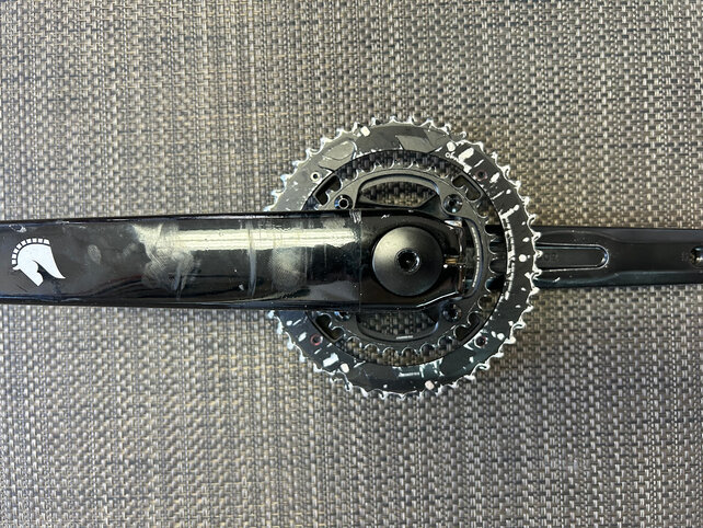 Used 2023 Clydesdale Road Bike Crankset - 3-Bolt Direct Mount - 30mm Spindle 210mm
