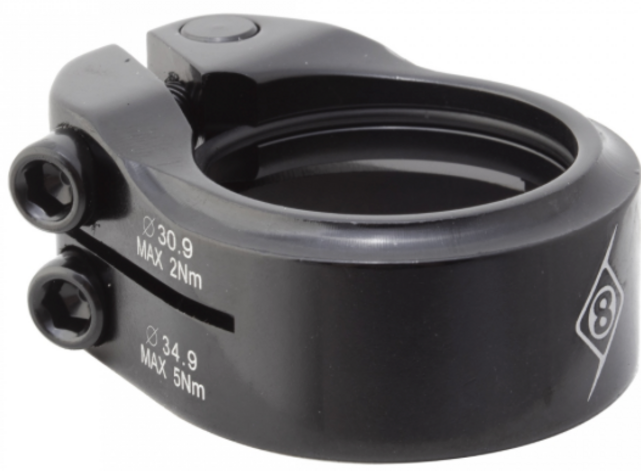 Origin 8 Clampdown Double Seatpost Clamp 34.9/30.9 BK Origin 8 Clampdown Double Seatpost Clamp 34.9/30.9 BK