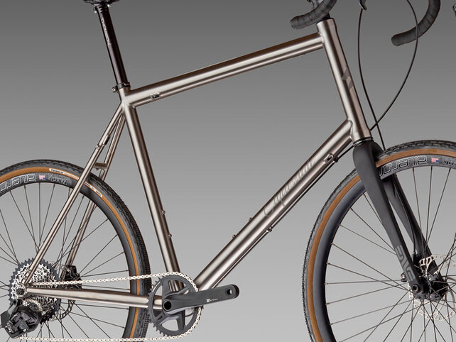 Clydesdale Team ER1 - Titanium gravel/road/touring bike - electronic shifting Clydesdale Team ER1 - Titanium gravel/road/touring bike - electronic shifting