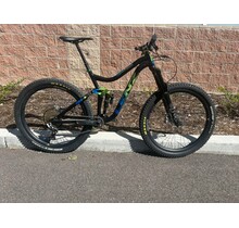 Lenz Lunchbox Demo bike - Large - Black with Blue and green logos