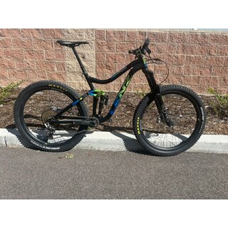 Lenz Lunchbox Demo bike - Large - Black with Blue and green logos