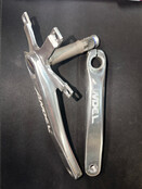 Lightly Used Andel Road Bike Cranks - 110bcd - 24mm Spindle - Silver 200mm