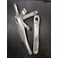 Andel Lightly Used Andel Road Bike Cranks - 110bcd - 24mm Spindle - Silver 200mm