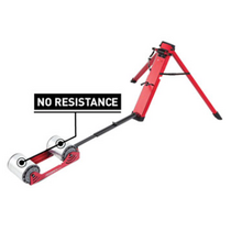Feedback Sports Omnium Zero-Drive Rear Wheel Trainer - Fork Mount, No Resistance, Red