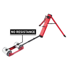 Feedback Sports Omnium Zero-Drive Rear Wheel Trainer - Fork Mount, No Resistance, Red