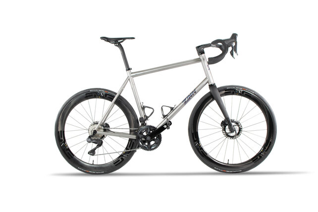 Dolomite In-route Red AXS - Custom Titanium Road bike