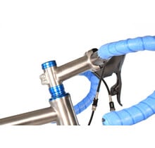 Titanium Travel Bike Stem - 100mm 6 degree - 31.8mm clamp - With Z-Coupler