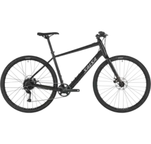 Salsa Confluence Flat Bar Altus 1x9 Ebike - 700c Aluminum Black X-Large