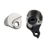 Titanium UDH Flanged 12mm Rear Dropout Set With Replaceable Derailleur Hanger