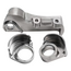 Titanium UDH Flanged 12mm Rear Dropout Set w/ Integrated 160mm Flat mount - Fixed