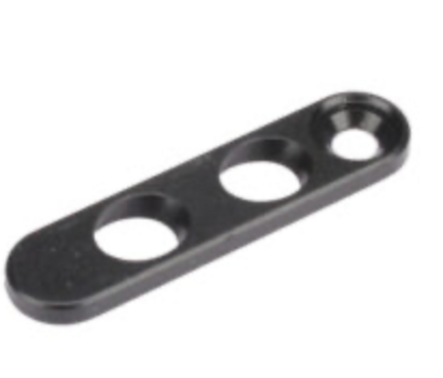 Plate of Slot-shape Cable Mount, Dual Cable
