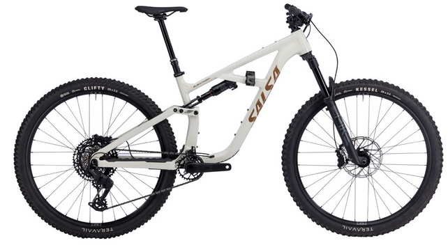 Salsa Blackthorn 125 Eagle 70 Bike - 29", Aluminum, Vapor Gray, Medium