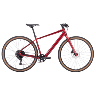 Salsa Confluence Flat Bar Essa 8 eBike - 700c, Aluminum, Canyon Red, SM