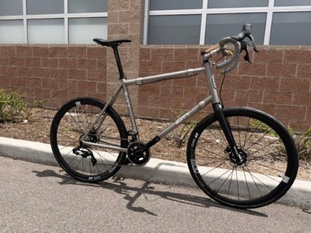 Zinn Custom Titanium All-Road Travel Bike - Used in great condition for 6'6" - 6'10" rider