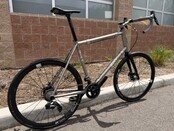 Zinn Custom Titanium All-Road Travel Bike - Used in great condition for 6'6" - 6'10" rider