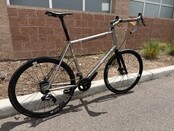 Zinn Custom Titanium All-Road Travel Bike - Used in great condition for 6'6" - 6'10" rider