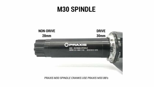 Praxis M30 Bottom Bracket - BSA Threaded
