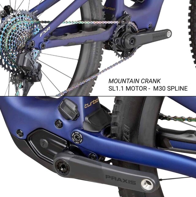 Praxis e-Bike cranks - M30 "SL" - Alloy