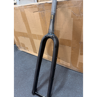 Used - ENVE Composites Adventure Fork - 1.5” Tapered, Flat-Mount Disc, Carbon, 12 x 100mm Axle,  49/55 Rake, Black Steering tube cut to 280mm