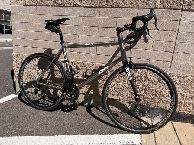 Zinn Custom Titanium Road Bike - Used in great condition for 6'4" - 6'7" rider