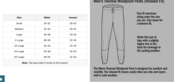 Aero Tech TALL Men's Thermal Windproof UNPADDED Pants