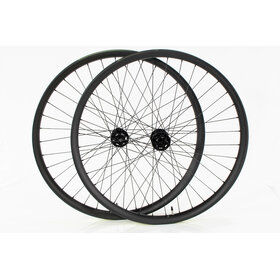 Clydesdale Pro Carbon Mountain Bike Plus Wheelset - Raven 45i Rims - Clydesdale Hubs - Tubeless Ready