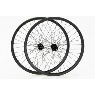 Clydesdale Pro Carbon Mountain Bike Plus Wheelset - Raven 45i Rims - Clydesdale Hubs - Tubeless Ready