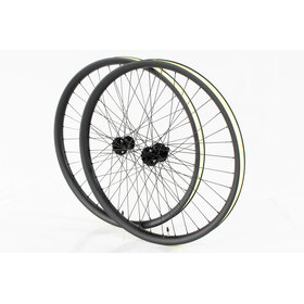 Clydesdale Pro Carbon Mountain Bike Wheelset - Raven 32i Rims - Clydesdale Hubs - Tubeless