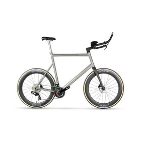 Clydesdale Tri TR4 - Titanium triathlon bike - Red AXS