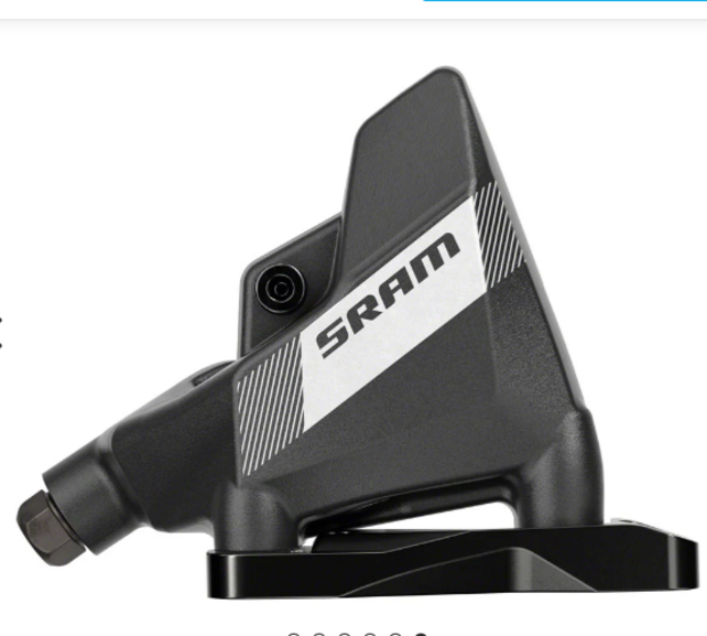 SRAM Apex brake caliper flat mount w/pads and adapter