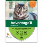Elanco Advantage II Cat Small 5-9lb 4 Pack