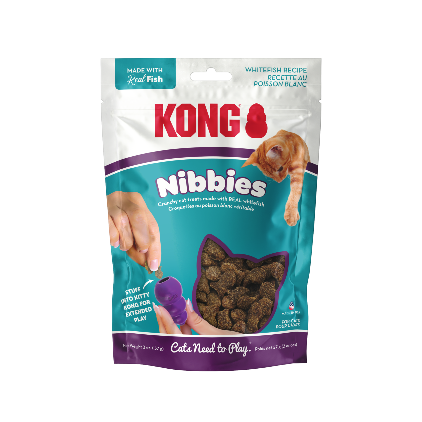 Kong Kong Cat Nibbies Whitefish 2oz