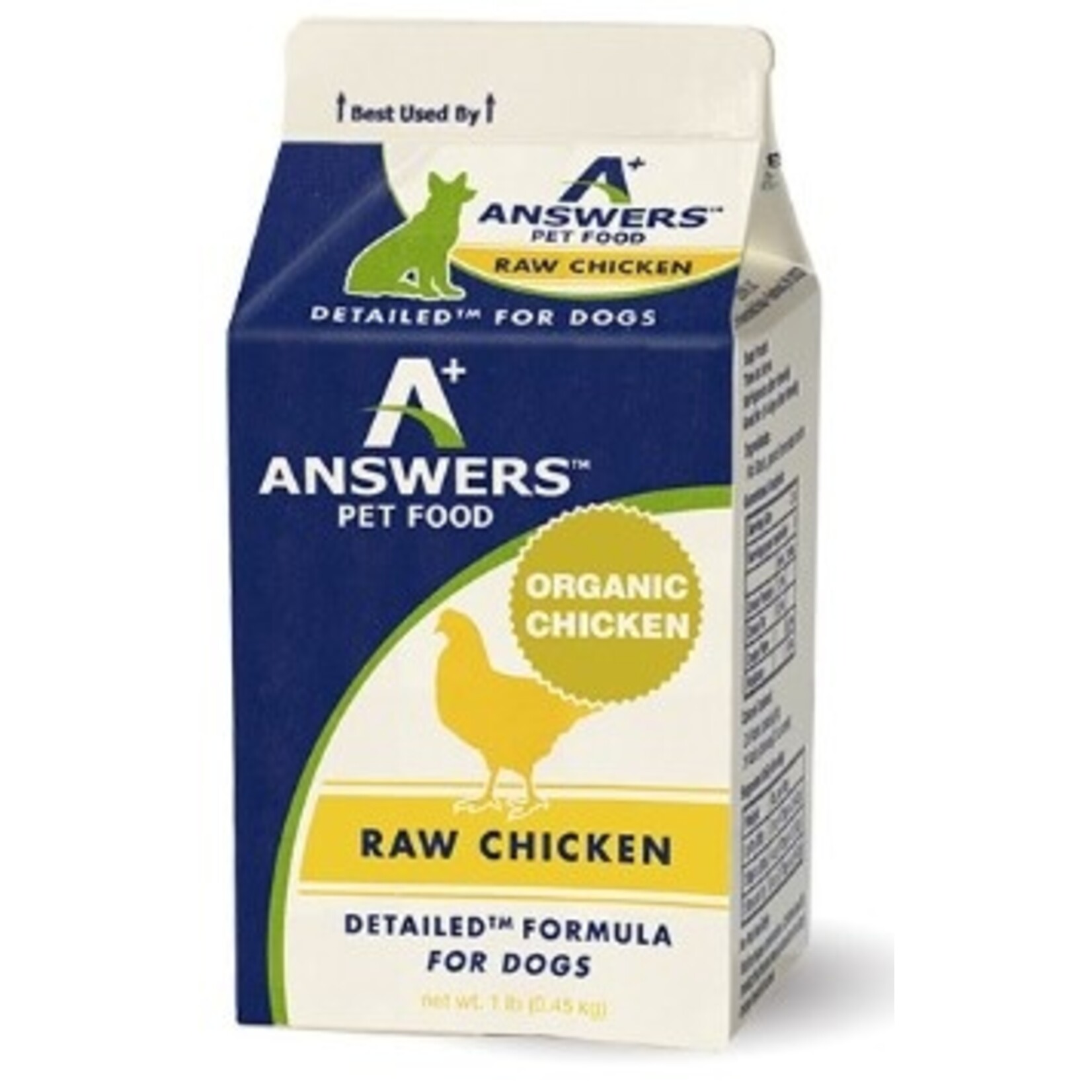 Answers Answers Cat Frozen Detailed Chicken 1lb