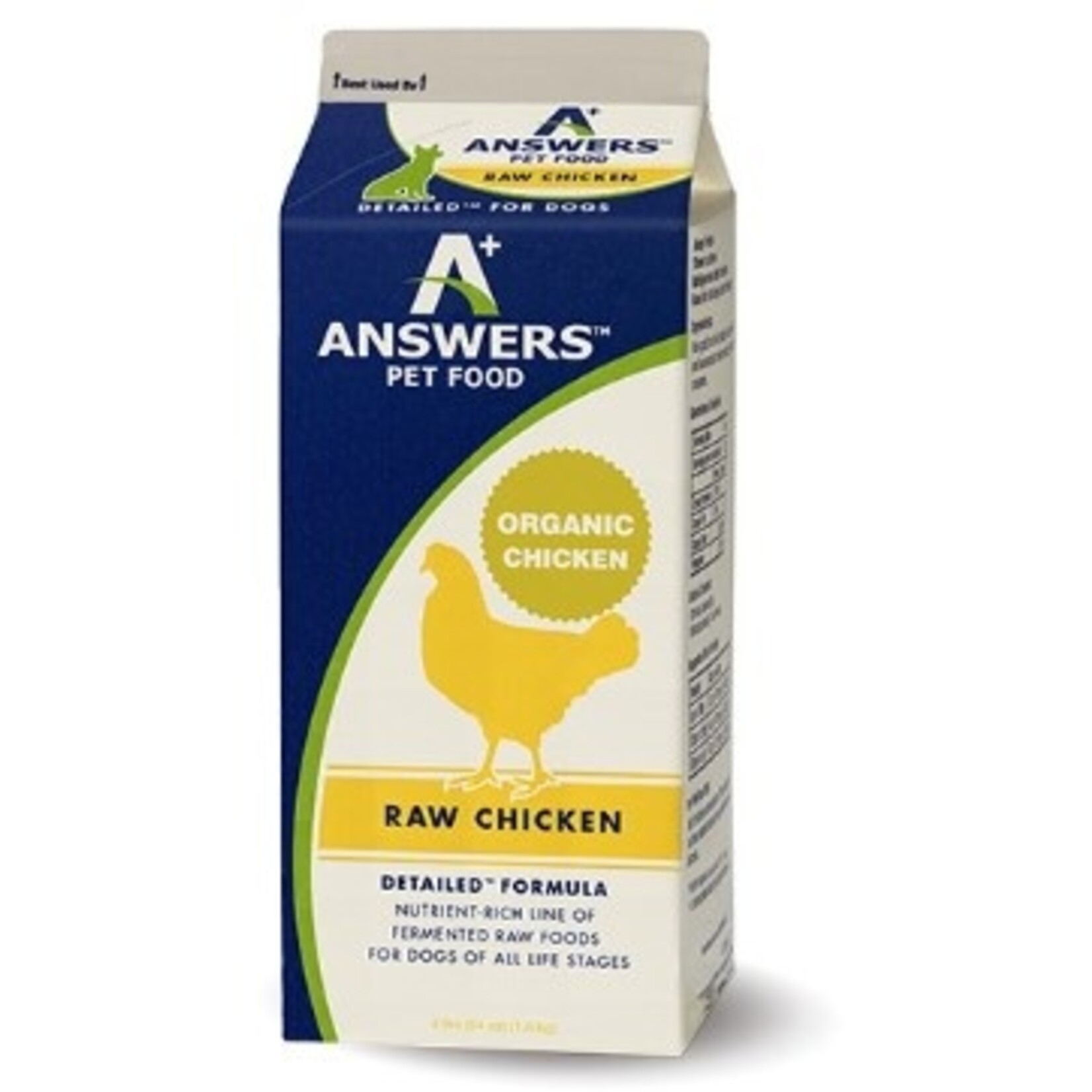 Answers Answers Dog Frozen Detailed Chicken 4lb