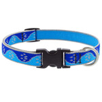 Lupine Lupine High Lights 3/4 in x 13-22 in Adjustable Collar Blue Paws