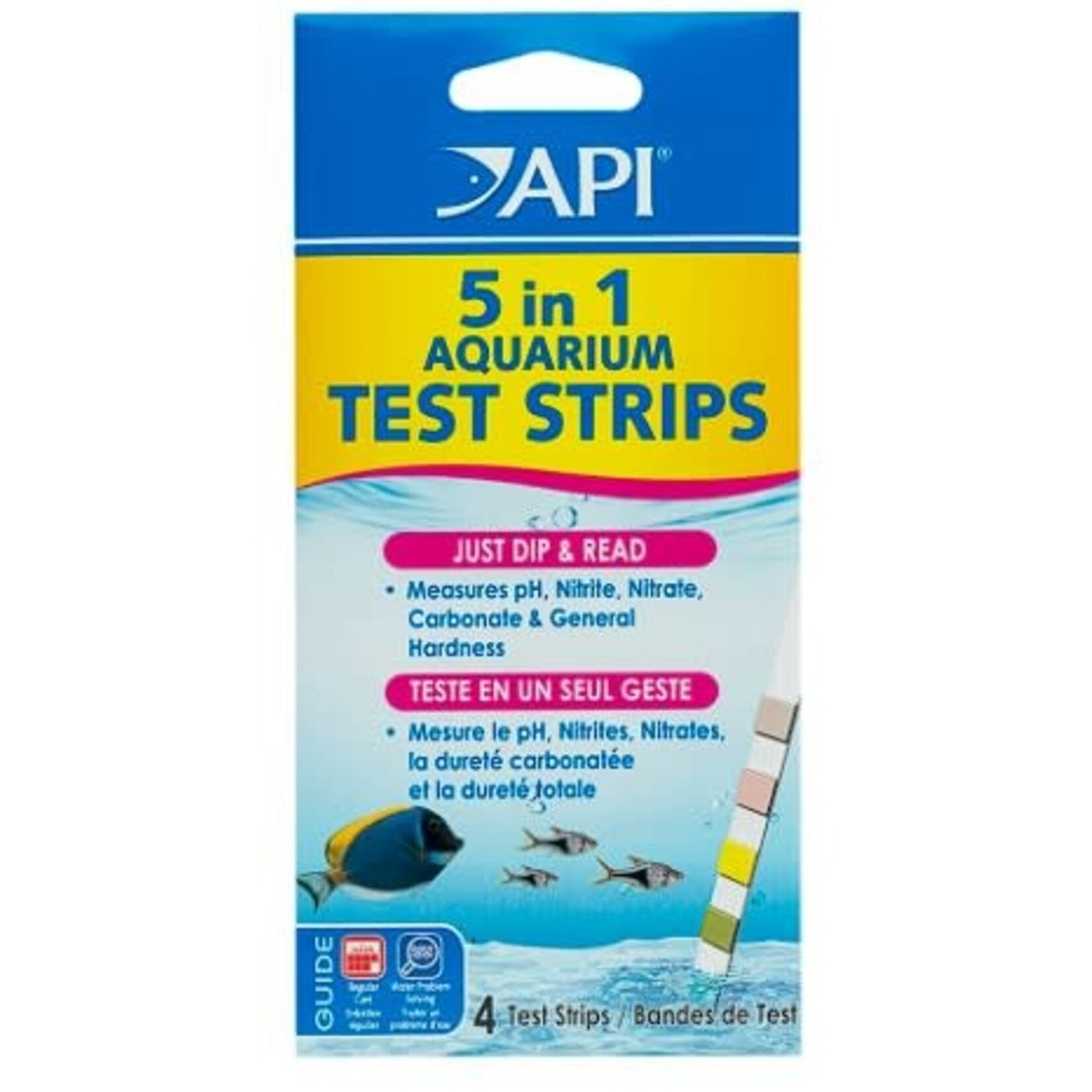 API API 5 in 1 Aquarium Test Strip 4 Count
