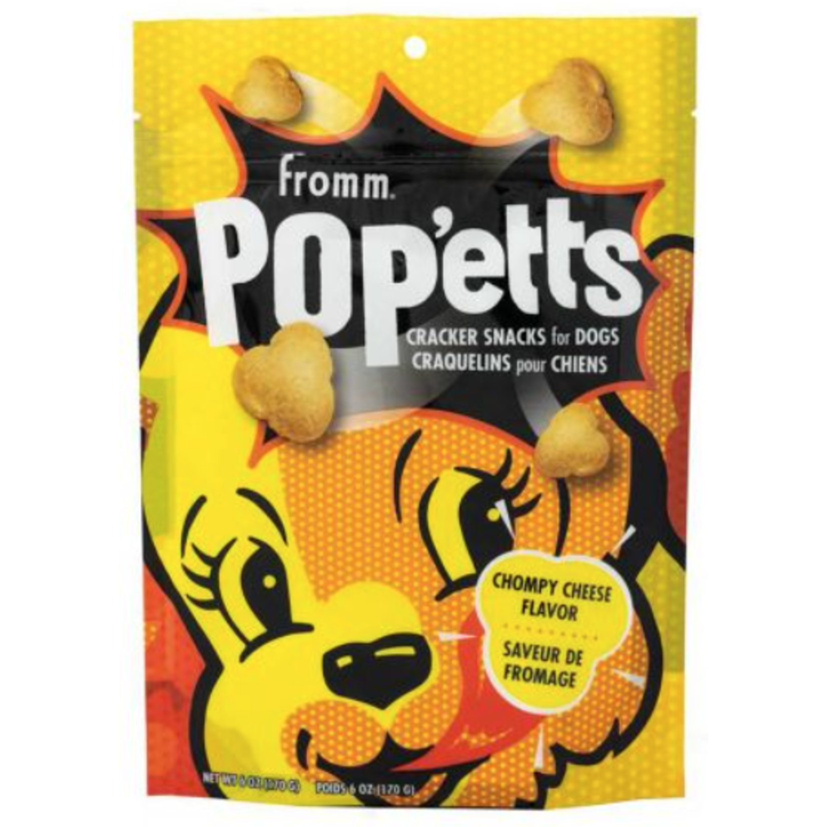 Fromm Fromm Dog Popetts Chompy Cheese 6oz