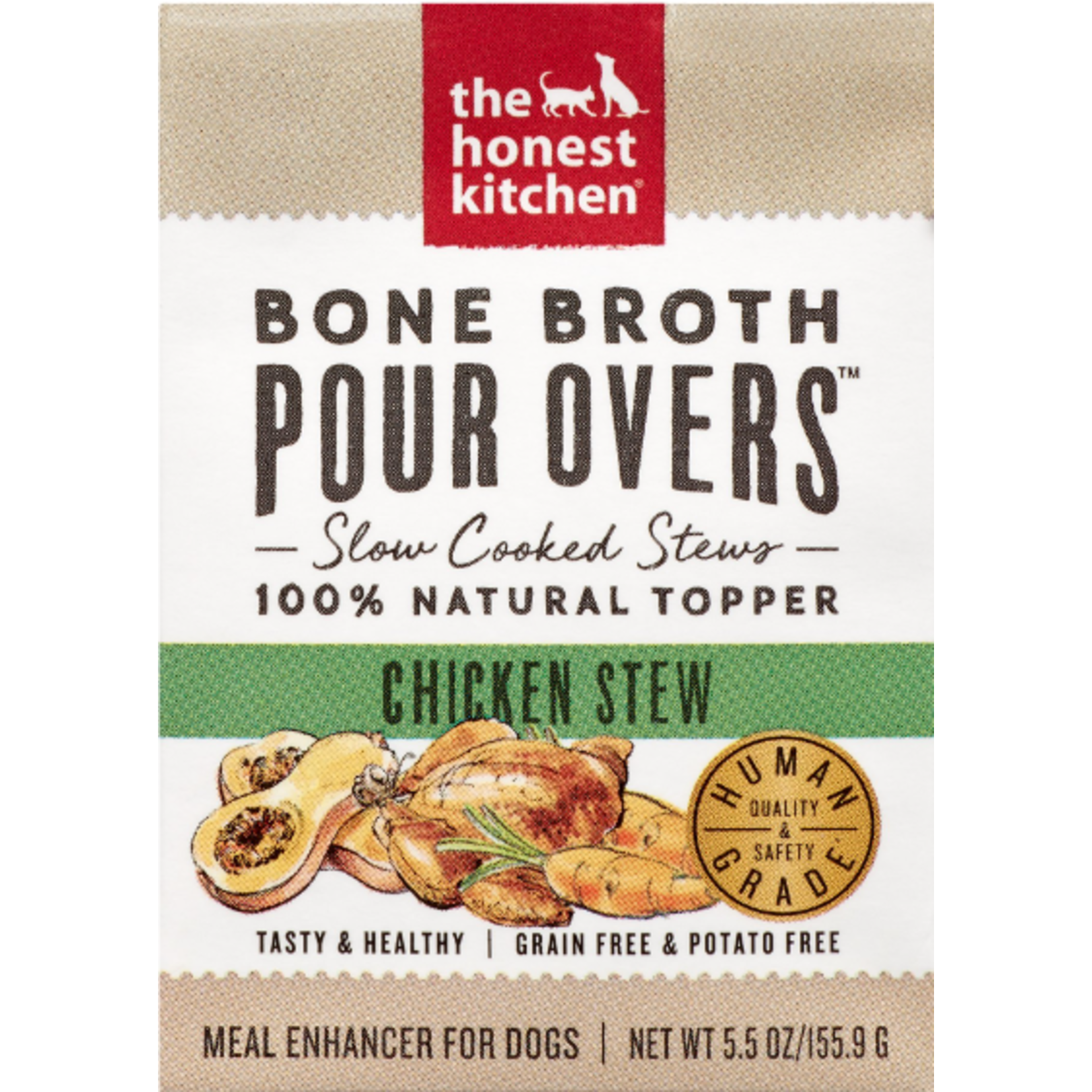 Honest Kitchen Honest Kitchen Dog Pour Over Chicken Stew Bone Broth 5.5oz