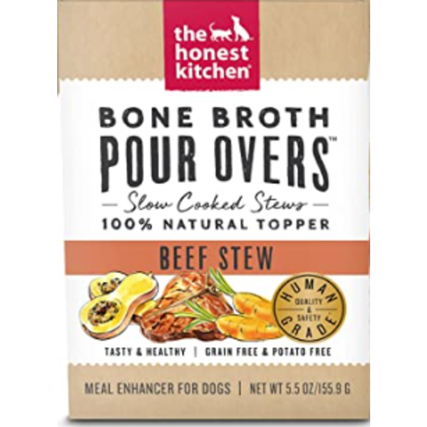 Honest Kitchen Honest Kitchen Pour Over Beef Bone Broth 5.5 oz