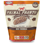 Primal Primal Dog Frozen Pronto Beef 4lb