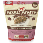 Primal Primal Dog Frozen Pronto Turkey & Sardine 4lb