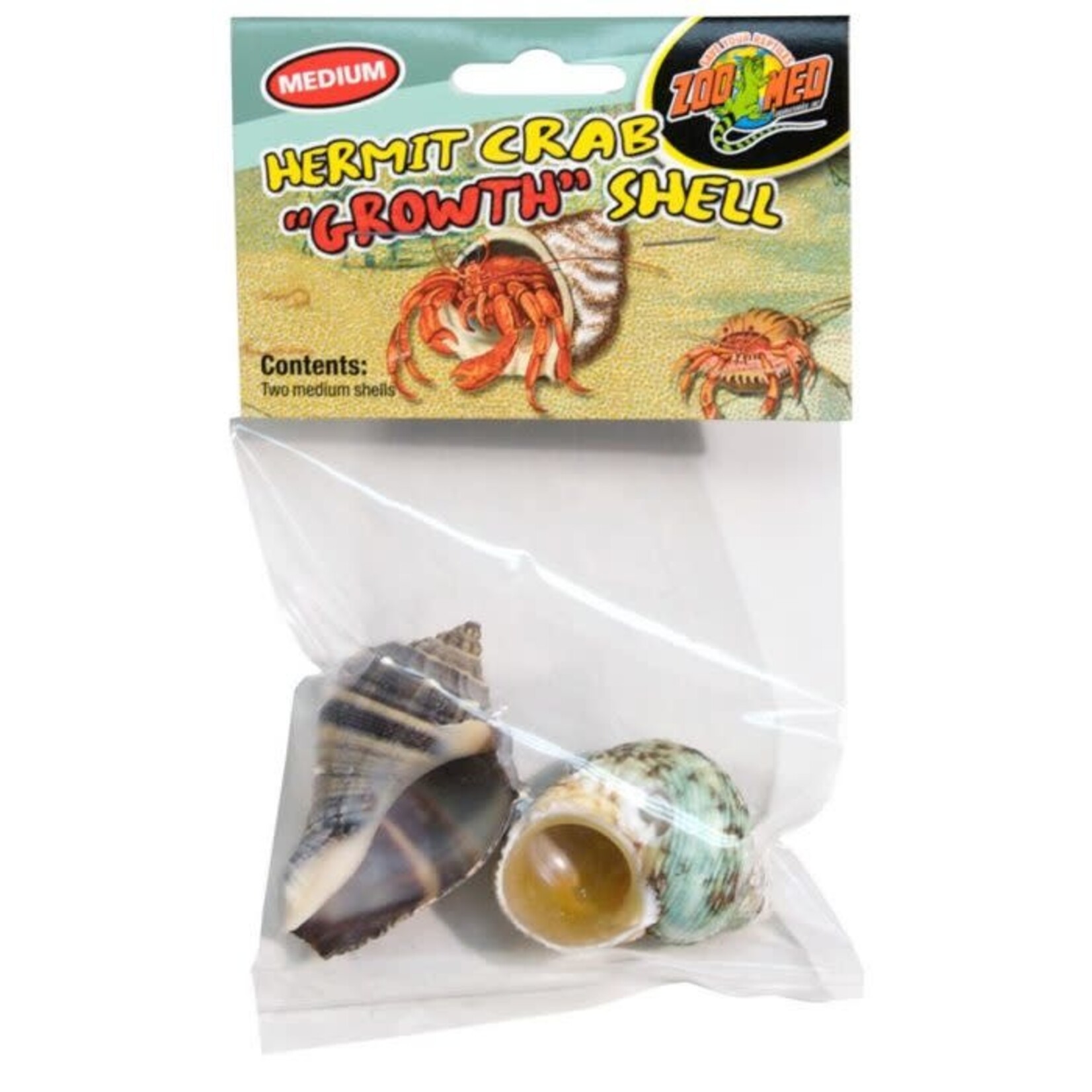 Zoo Med Zoo Med Hermit Crab Grown Shell Medium 2 Pack